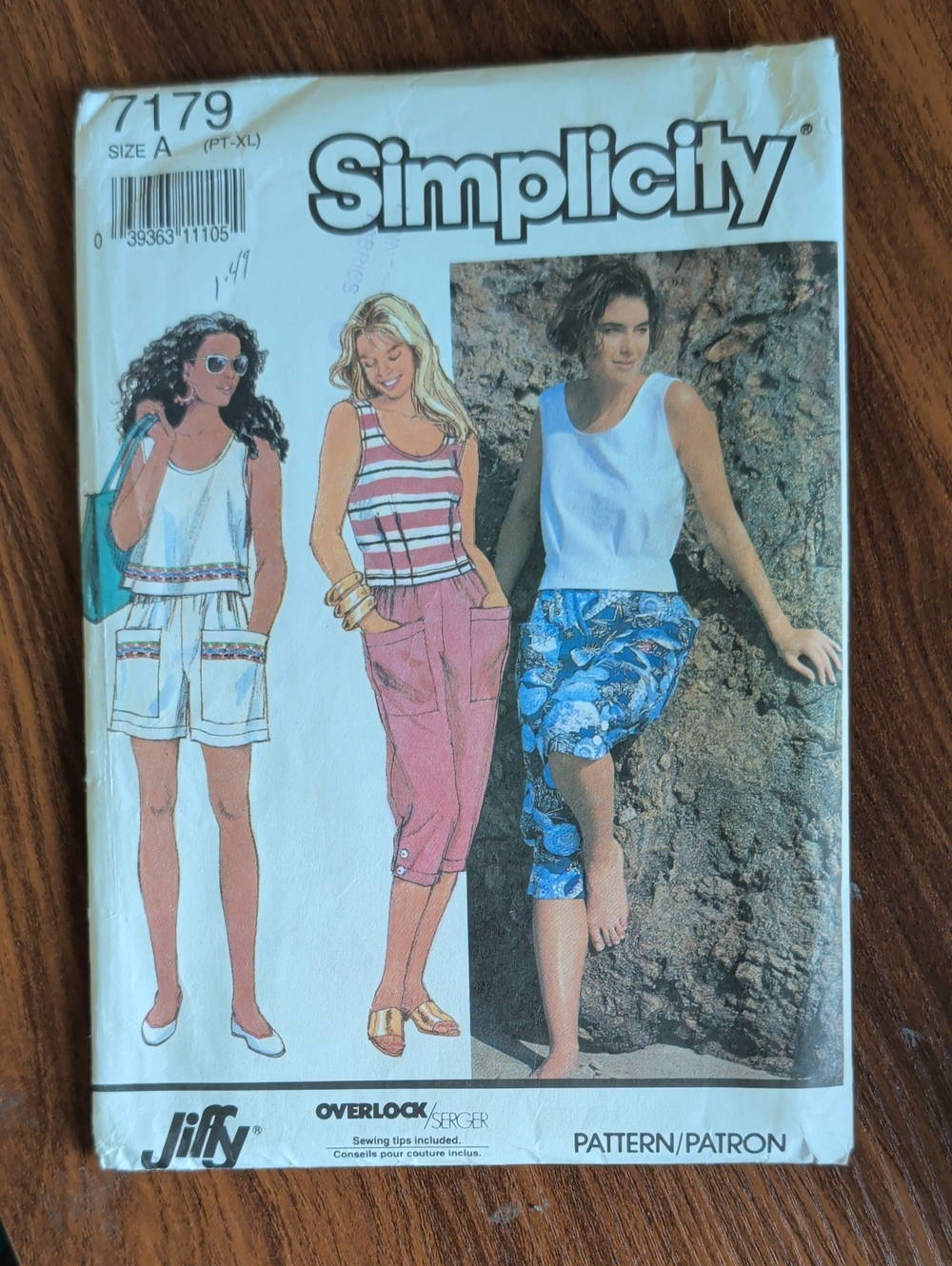 Simplicity 7179 Sewing Pattern Petite XL